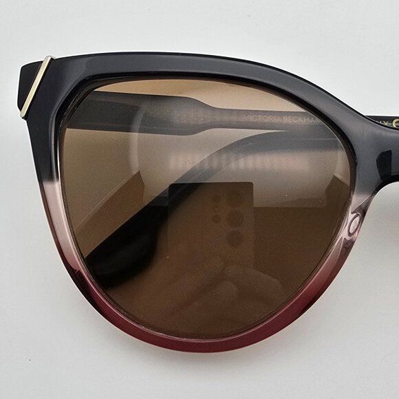 Victoria Beckham VB641S 039 Grey Rose Frame Polarized Brown Lens Sunglasses 57mm main image 11